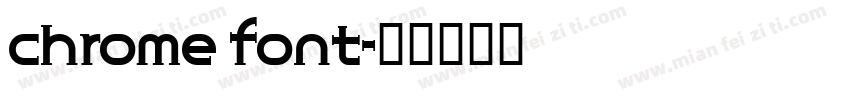 chrome font字体转换